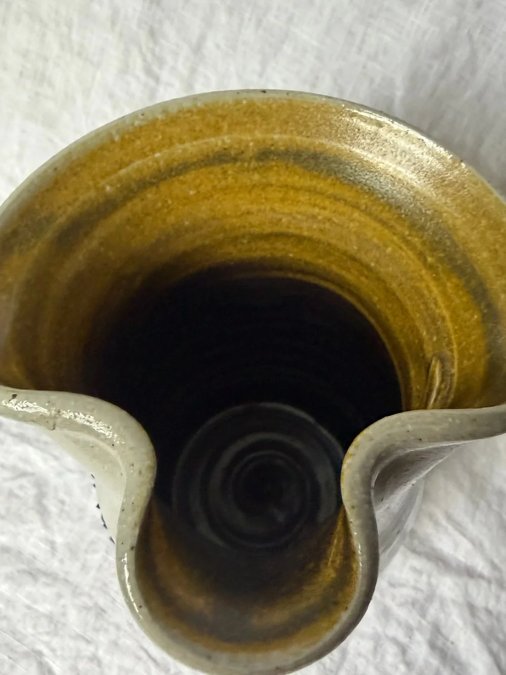 Salmon Falls Stoneware Pitcher Blueberries 1998 Salt Glaze Pottery